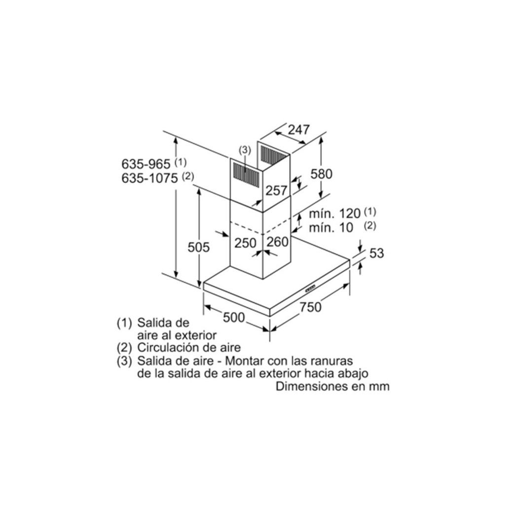 Máy hút mùi gắn tường Bosch DWK97JQ60B , 3 mức công suất hút ( Xuất sứ Đức - Bảo hành 36 tháng )