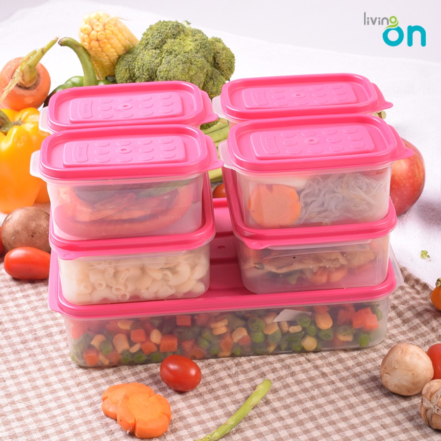 Combo 7 hộp nhựa đựng thực phẩm set 06