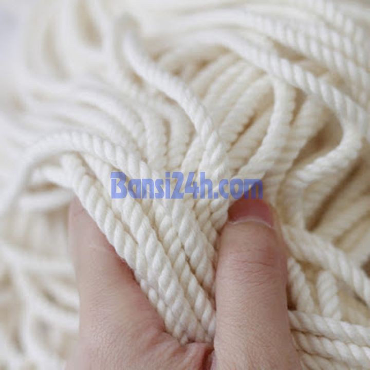 Dây thừng macrame cotton size 2mm, 4mm, 6mm..10mm - 1Kgs