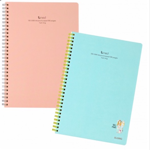 KLONG Vở kẻ ngang lò xo Lined( 580,581,582)