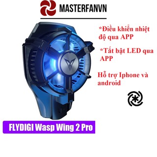 Quạt tản nhiệt điện thoại Flydigi Wasp Wing Pro 2 sò lạnh dành cho điện thoại, siêu lạnh âm tới -3 độ C
