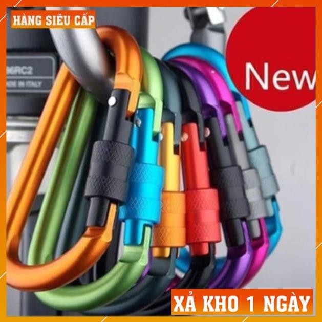 Combo 10 Móc Khóa Đa Năng Cao Cấp Đi Phượt - Móc Khóa Inox Đẹp Kim Loại PUBG