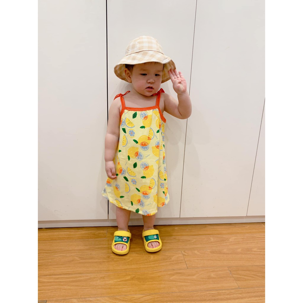 XẢ LỖ ☀️ Váy cotton bé gái vnxk carter siêu xinh 🌈 Váy 2 dây cho bé cotton vnxk siêu mát mẻ - Lá Kids Shop