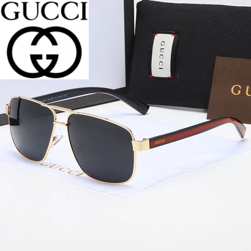 Kính mát Gucci phong cách phi công thiết kế mới cho nam