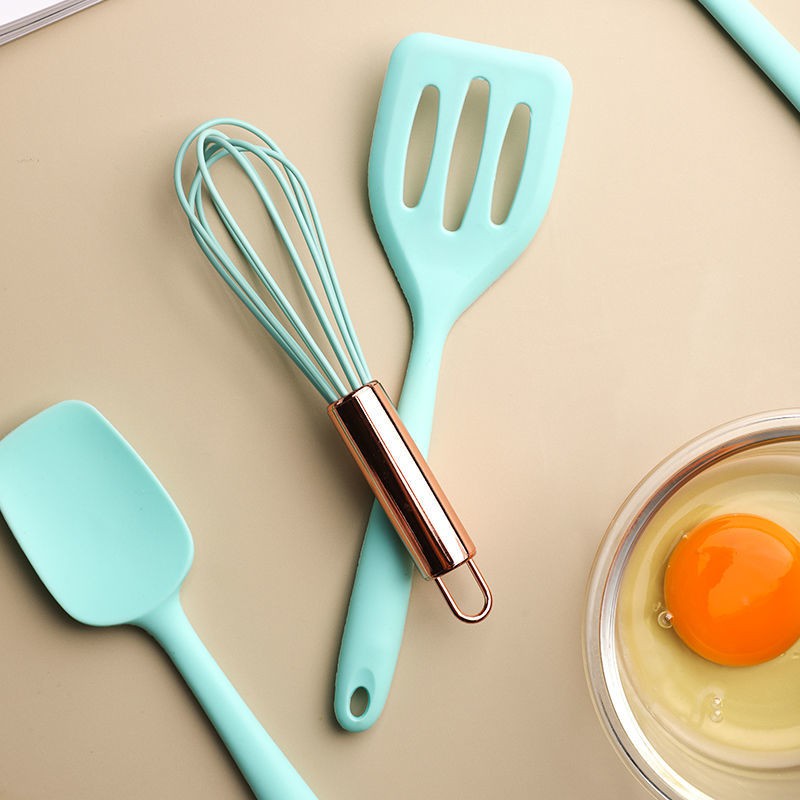 Bộ thìa bổ sung thức ăn cho trẻ em đồ dùng nhà bếp spatula chịu nhiệt độ cao silicone cho trẻ ăn thức ăn bổ sung thìa nh