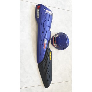 Ốp pô exciter 155 - ex 155 vva ,  ( 1 Bộ Đủ Ốp Pô + Chụp Đuôi Pô )