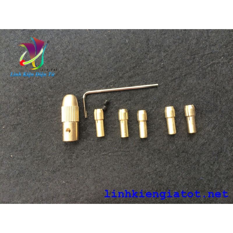 Bộ Kẹp Mũi Khoan (Trục 2.3MM 5 Đầu Chụp)