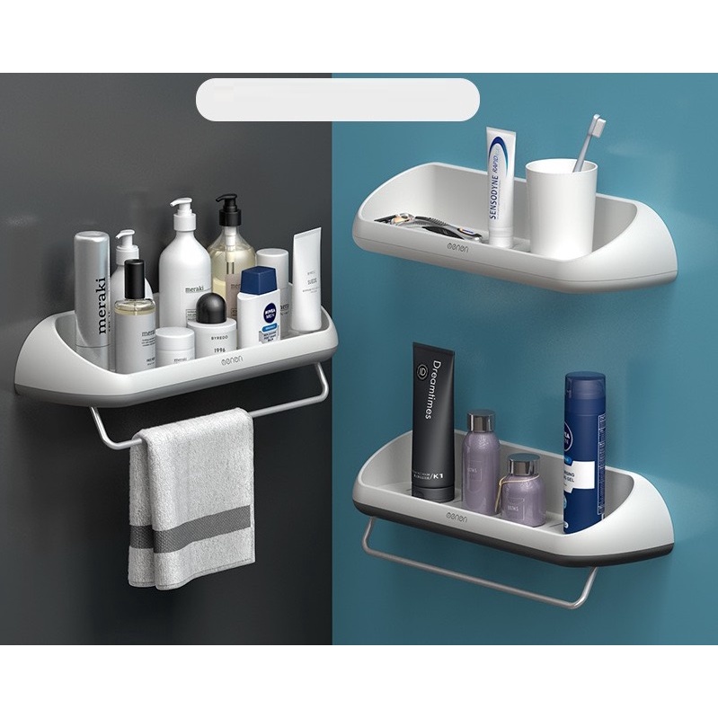 WJ338 -[Không cần khoan tường] Kệ treo xà phòng nhà tắm dán tường nhựa ABS cao cấp hàng nhập