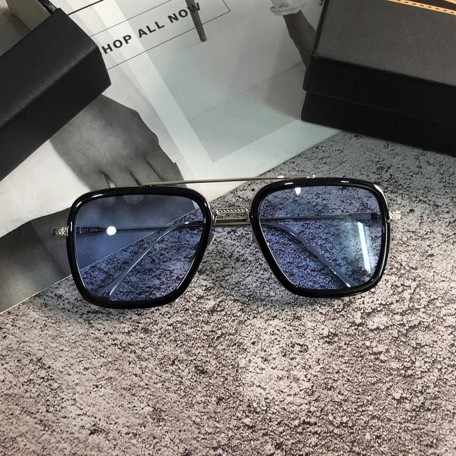 Mắt kính mát nam nữ kính râm FULLBOX HÃNG POSHOP IRON MAN EDITH gọng kim loại cao cấp chống chói tia UV thời trang | BigBuy360 - bigbuy360.vn