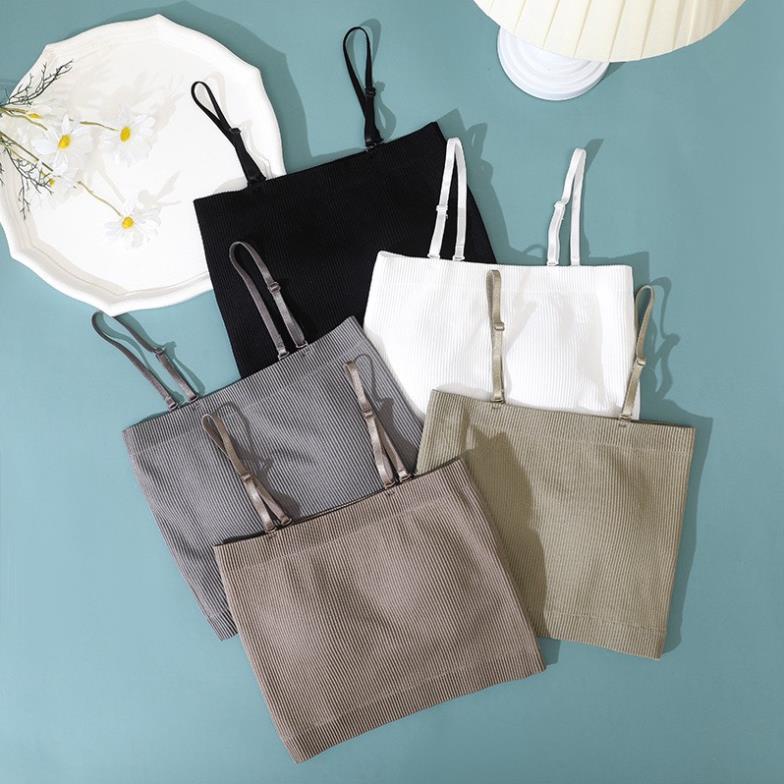 Áo Bra Nữ Thun Tăm Nâng Ngực Gợi Cảm Mẫu Mới Mút Ngực Có Tháo Rời Dây N98 - LADY