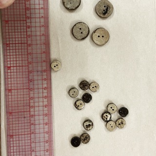 Khuy gỗ dừa ( các cỡ ) 10c