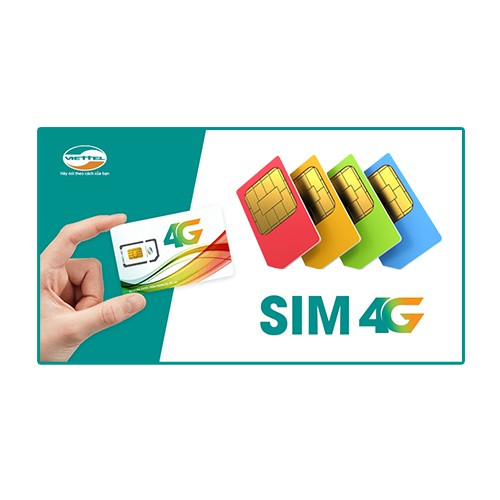 Sim Viettel giá siêu rẻ dùng để đăng ký các gói cước combo nghe gọi, 4G  ưu đãi lớn của viettel