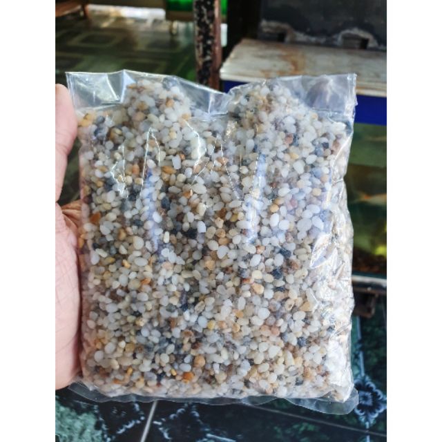 1 BỊCH SỎI ĐÁ NHUYỄN TRANG TRÍ HỒ CÁ NON BỘ 800G