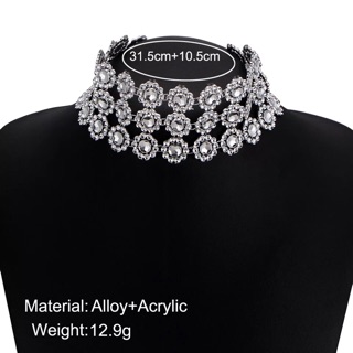 Chocker đá nhân tạo - vòng cổ mẫu mới
