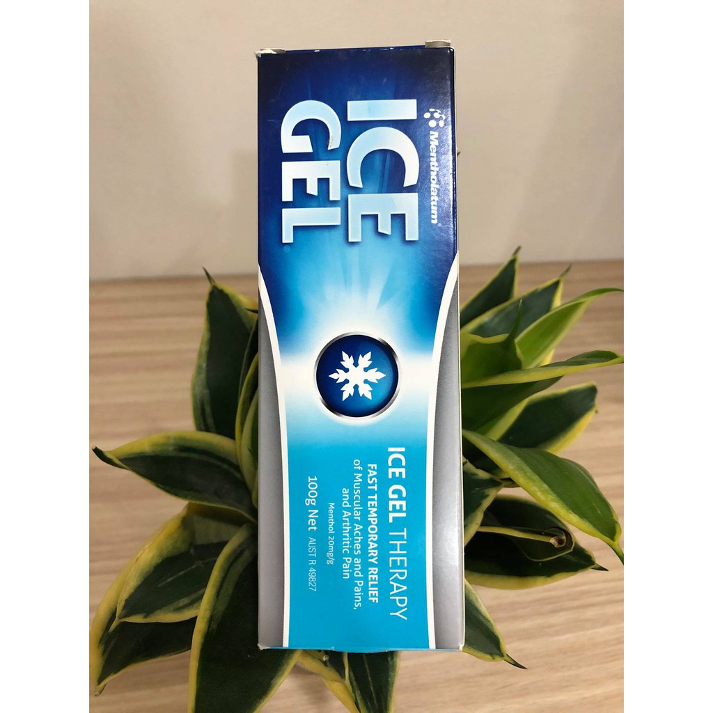 Gel lạnh xoa bóp Mentholatum Ice Gel Therapy  100g - ÚC