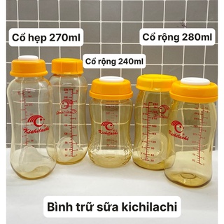 Bình trữ sữa kichi ppsu các dung tích 240ml/270ml/280ml