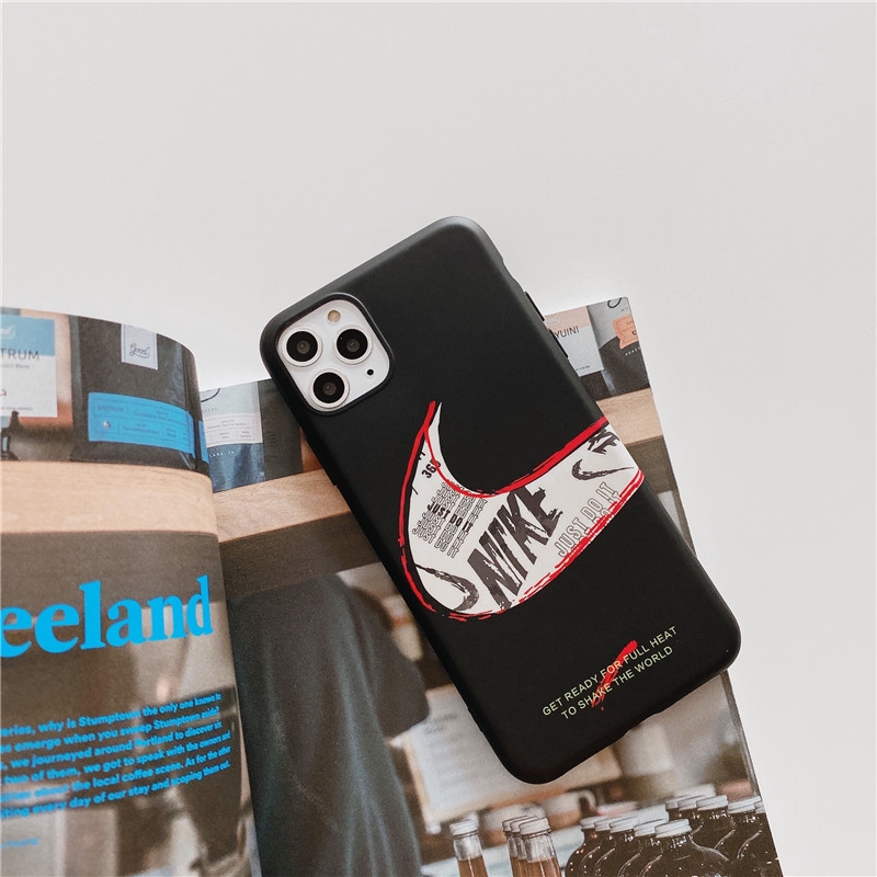 Ốp điện thoại TPU mềm in hình Nike cho iPhone X XR 7 8 + XS MAX SE 2020 11 Pro max 12 Pro Max/Mini