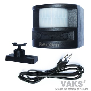 Thiết bị báo trộm hồng ngoại DC-113A - có 6 kiểu hụ còi + dây nguồn 2m