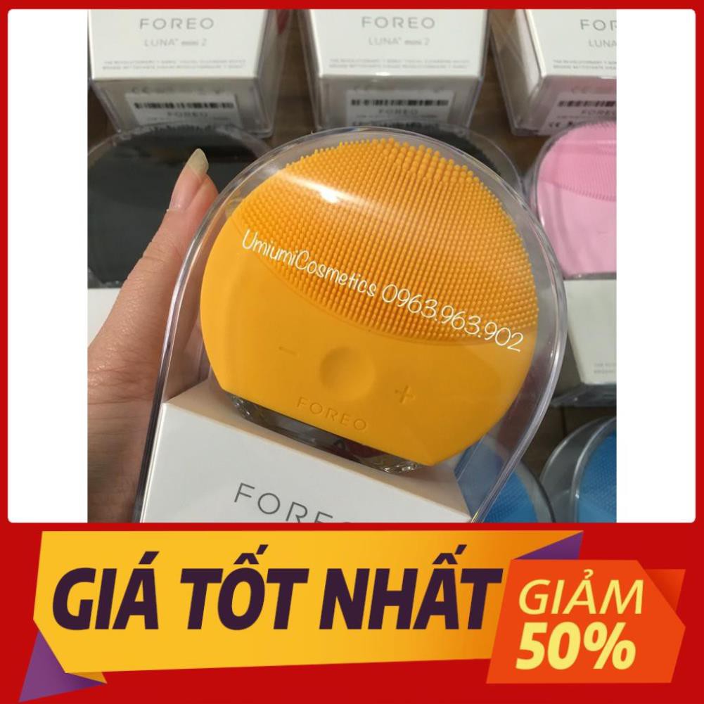 [ HÀNG CHÍNH HÃNG ] [CÓ SẴN - BẢO HÀNH] MÁY RỬA MẶT FOREO LUNA MINI 2