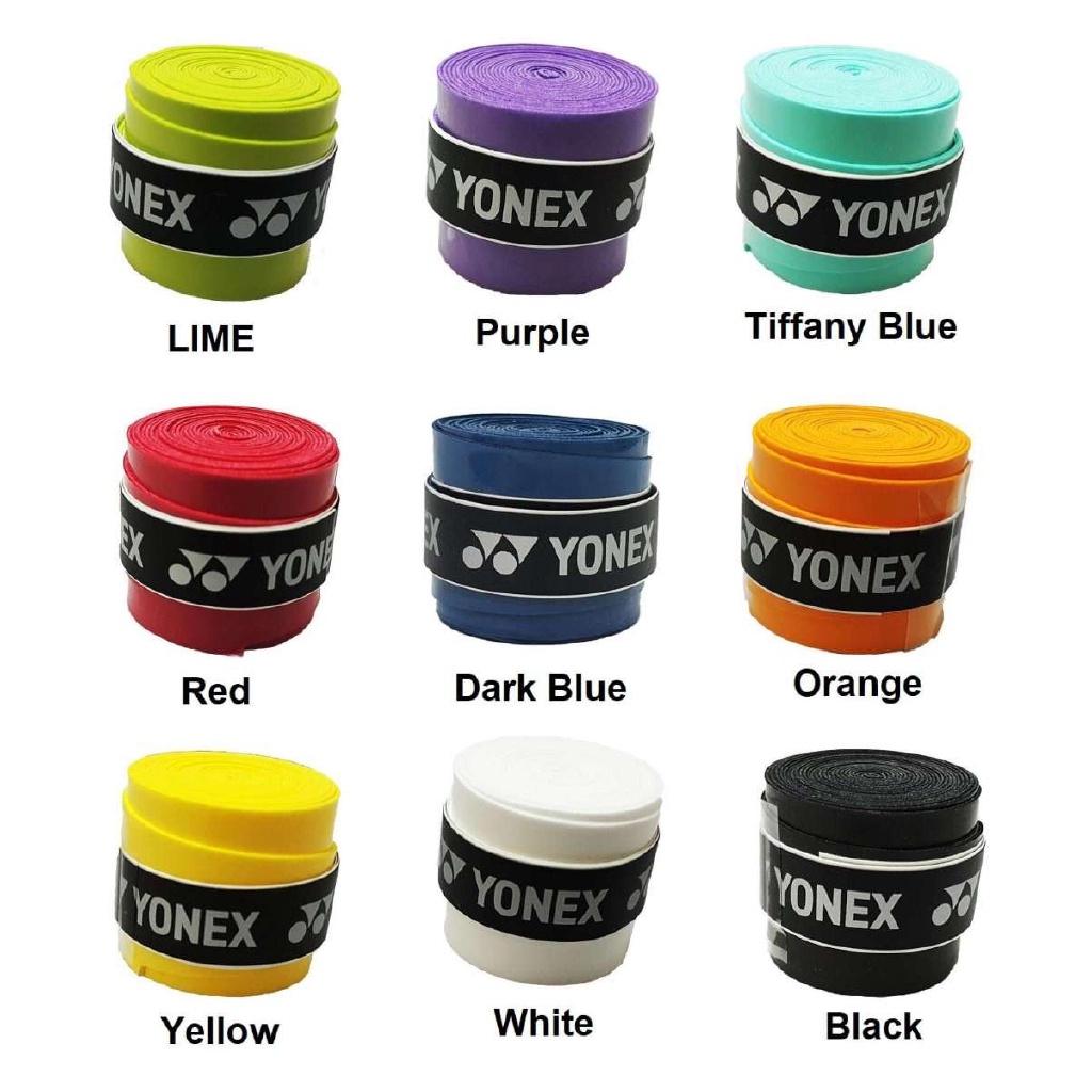 Ac-102ex Dây Quấn Cán Vợt Cầu Lông / tennis Bằng pu Cao Su Thấm Hút Mồ Hôi Thoáng Khí