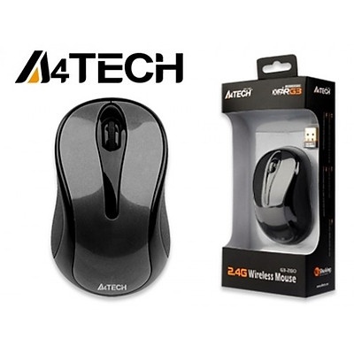 Chuột Mouse không dây A4TECH G3-280A Chính hãng (Có pin, 1xAA)