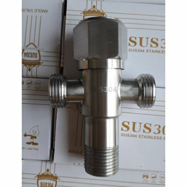 VAN CHIA NƯỚC 3 NGÃ CÓ KHÓA INOX 304 CAO CẤP