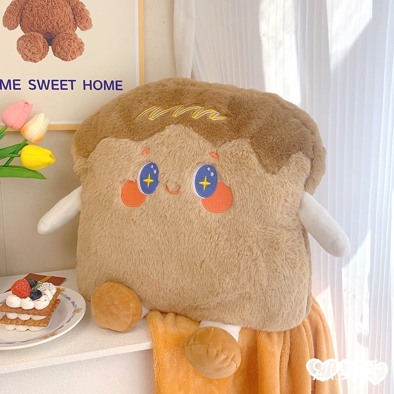 Order | Bộ chăn gối & đút tay hình bánh mì dễ thương tiện lợi cho dân văn phòng