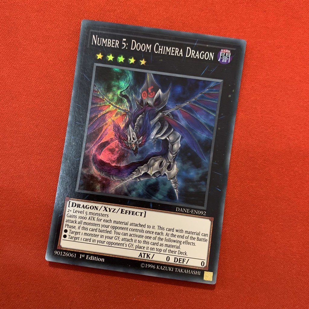 [EN][Thẻ Bài Yugioh Chính Hãng] Number 5: Doom Chimera Dragon