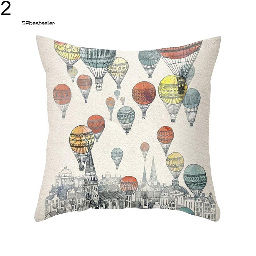 Vỏ gối sofa in họa tiết phong cách hiện đại