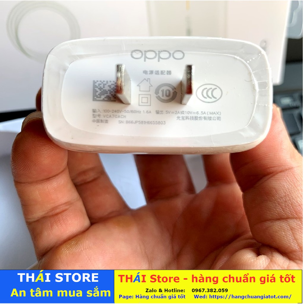 Bộ Sạc OPPO Chính hãng 65W SUPER VOOC 2.0 Sạc Siêu Nhanh, Đầy Pin Chỉ Trong Vòng Hơn 30 Phút, Bảo hành 6 tháng