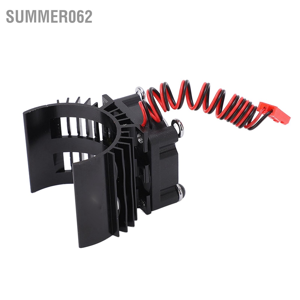Summer062 Bộ tản nhiệt động cơ với quạt làm mát Hợp kim nhôm 36mm Phù hợp 540 550 chải 3650 3660 Không chổi than