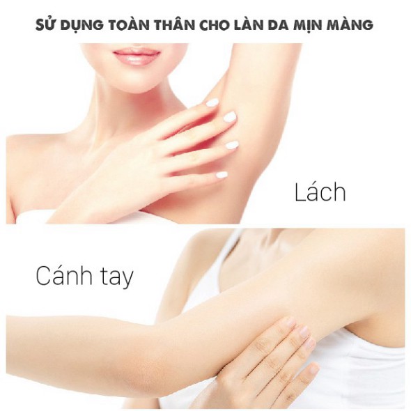 Máy Triệt Lông 💜FREESHIP💜Triệt Lông Vĩnh Viễn - Không Gây Đau Rát, Giảm Tình Trạng Lông Mọc Lại, 5 Tốc Độ Xung Triệt