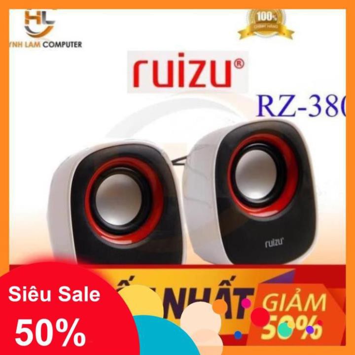 Loa vi tính-Loa vi tính 2.0 Ruizu RZ380 loa nghe hay-Hãng phân phối