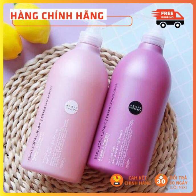 [Hàng Nhật Chuẩn] Dầu gội Salon Link Extra 1000ML hàng Nhật nội địa | Dầu gội dầu xả cặp Salon hàng Nhật