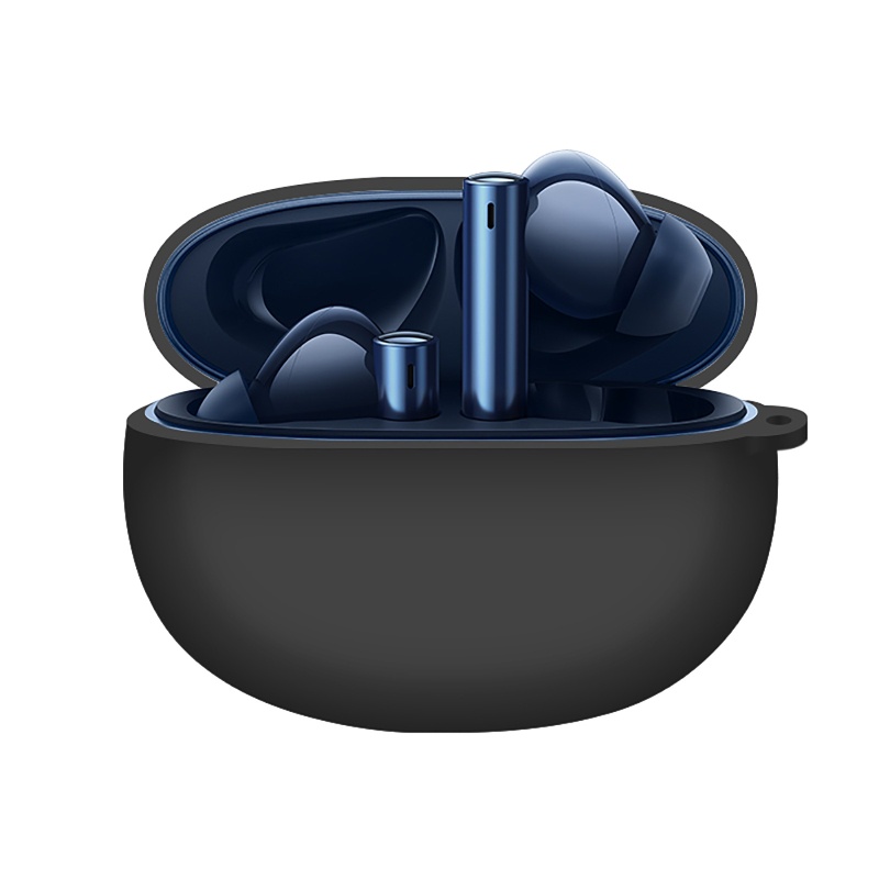 Vỏ Bảo Vệ Hộp Sạc Tai Nghe realme Buds air 3 Bằng Silicon Mềm Màu Trơn