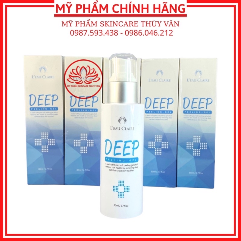 Tẩy Da Chết Sạch Sâu Hàn Quốc Chính Hãng LEAU CLAIRE 80ml