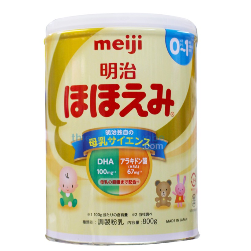 Sữa Meiji 0 (800g) nội địa Nhật Bản mẫu mới