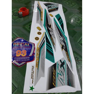 Tem rời ex 135 mx xanh lục bảo bạc ko bay màu.
