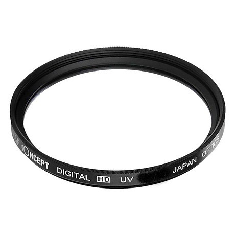 Kính Lọc K&F Concept Filter Slim UV Digital HD - Japan Optic - Size 58mm (Đen) - Hàng Nhập Khẩu