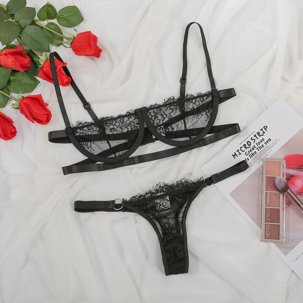 DUNEA Set đồ lót 2 mảnh phối ren quyến rũ dành cho nữ