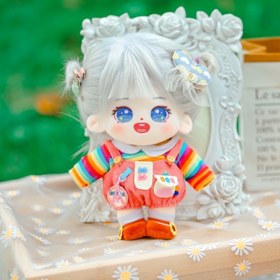 Doll không thuộc tính nữ tóc tơ 20cm - Búp bê không thuộc tính tóc tơ 20cm có xương