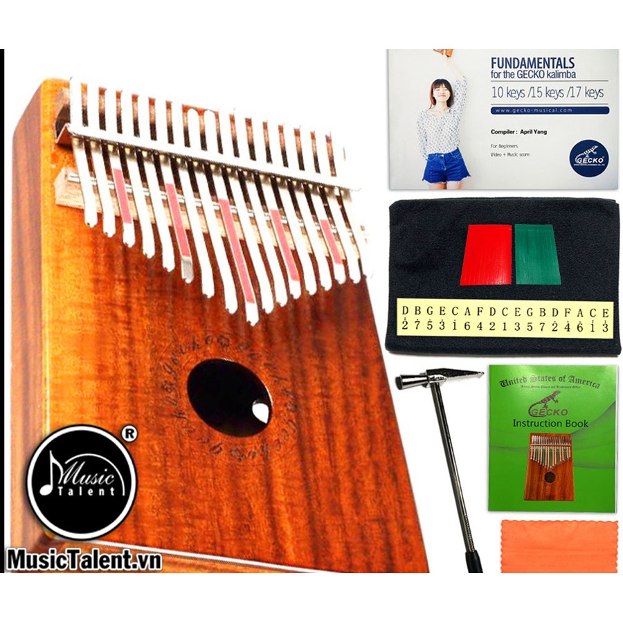 Đàn Kalimba Gecko 17 phím K17K