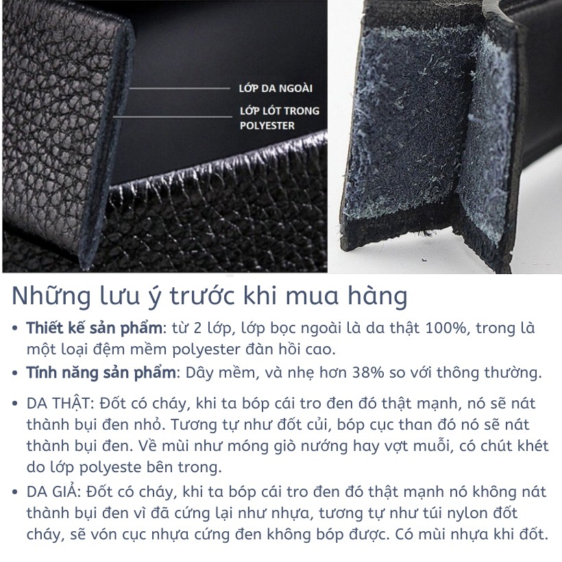 (NEW 2020 Men's Leather Belts) Bảo Hành 3 Năm - Dây Nịt Thắt Lưng Da Lạc Đà Thật Cao Cấp AGZ007 - Hàng Nhập Nam Nữ