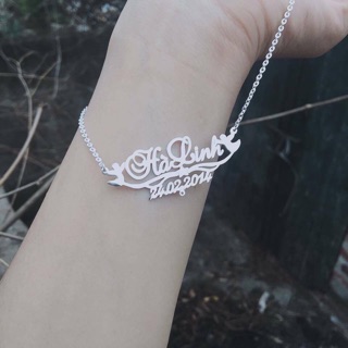 Mặt dây chuyền khắc tên cho bé