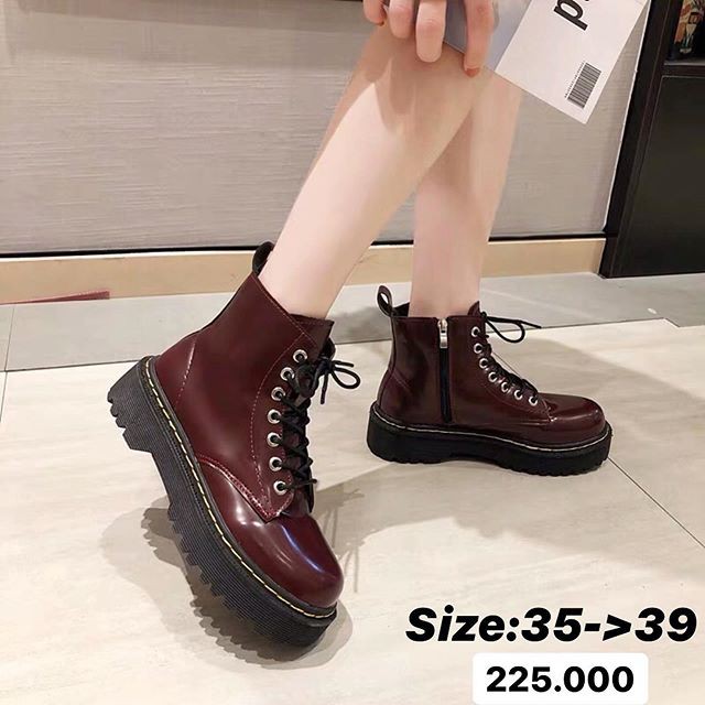 [Order 7 - 10 ngày] Bốt nữ đế 4p khoá kéo bên cạnh Mã sp 21919m1 (25)