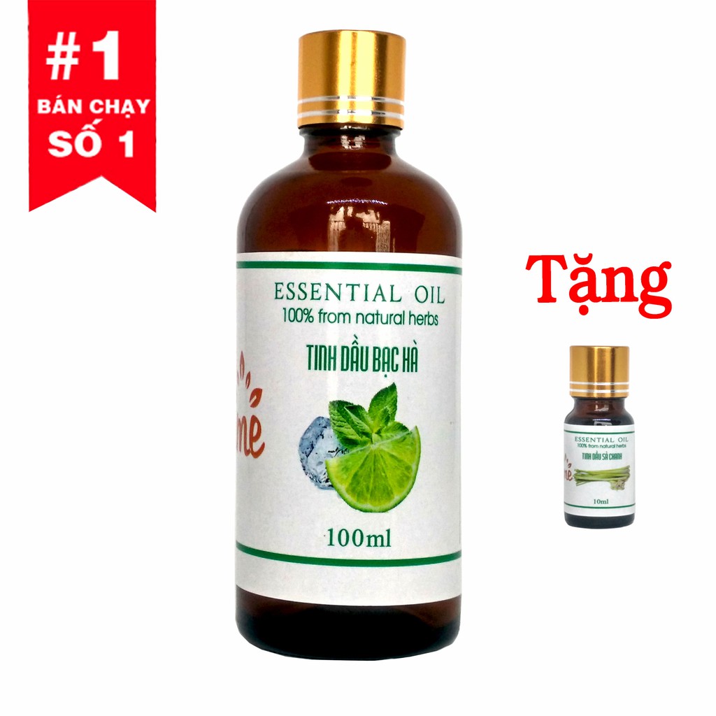 [GIÁ SỈ] 100ML Tinh Dầu Bạc Hà VIDAME - Xông phòng, thơm mát