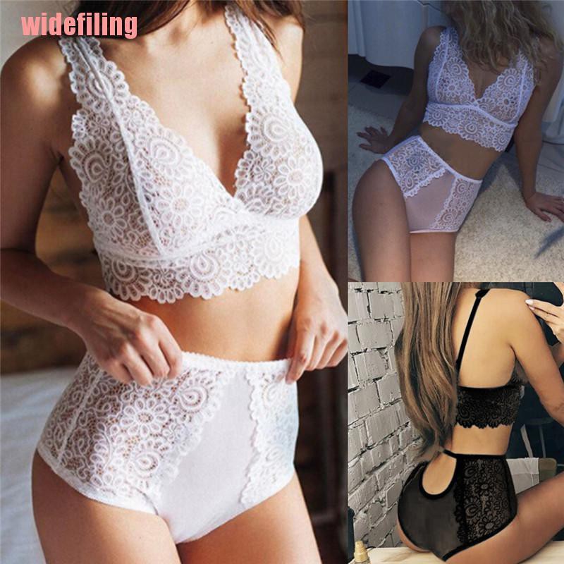 Bộ Đồ Lót Ren Thêu Hoa Quyến Rũ Dành Cho Nữ