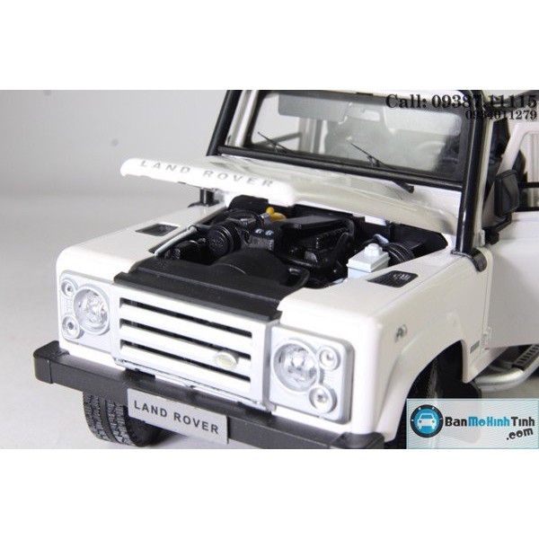 Mô hình xe Land Rover Defender 90 1:18 Dealer