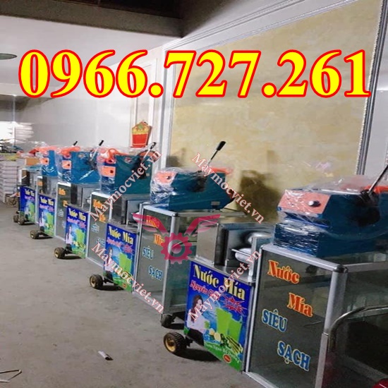 THANH LÝ Máy ép nước mía siêu sạch 1 lần ép, có tủ kính, 3 lô, motor 1500W Vinmax VM EP1500