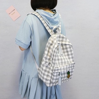 [ORDER] Balo Dứa kẻ caro